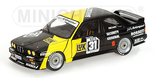 BMW M3 – KURT THIIM – WINNER – TEAM MK MOTORSPORT – DTM 1988 EIFELRENNEN NÜRBURGRING 1:18 model