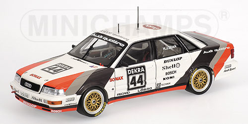 AUDI V8 QUATTRO – HANS-JOACHIM STUCK – CHAMPION – TEAM SMS MOTORSPORT – DTM 1990 1:18 model
