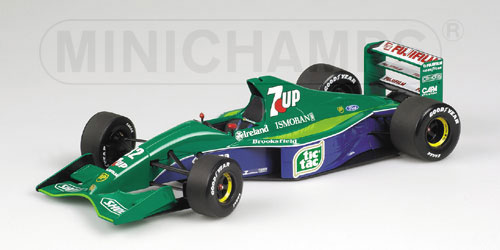 JORDAN 191 – MICHAEL SCHUMACHER – GP BELGIUM 1991 (WITHOUT FIGURINE) 1:18 model