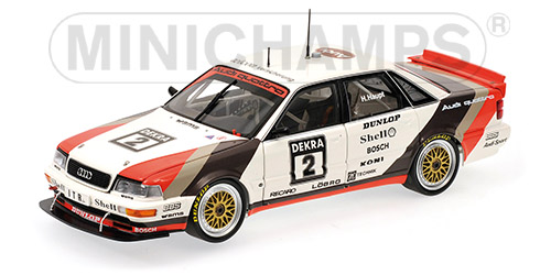 AUDI V8 QUATTRO – TEAM SMS MOTOSPORT – HUBERT HAUPT – DTM 1991 L.E. 500 pcs. 1:18 model