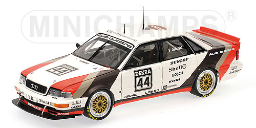 AUDI V8 QUATTRO – TEAM AZR – FRANK JELINSKI – DTM 1991 L.E. 500 pcs. 1:18 model