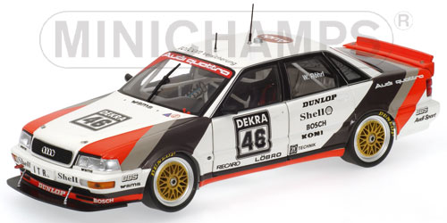 AUDI V8 QUATTRO – WALTER ROEHRL – TEAM SMS MOTORSPORT – DTM 1991 1:18 model