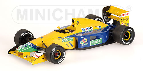 BENETTON FORD B191B – MICHAEL SCHUMACHER – 1992 (WITHOUT FIGURINE) 1:18 model