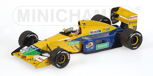 BENETTON FORD B191B – MARTIN BRUNDLE – 1992 1:18 model