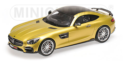 BRABUS 600 AUF BASIS MERCEDES-BENZ AMG GT S – 2016 – GOLD L.E. 333 pcs. 1:18 model