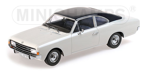 OPEL REKORD C COUPE – 1966 – WHITE/BLUE 1:18 model