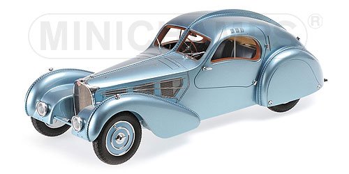 BUGATTI TYPE 57 SC ATLANTIC – 1936 – BLUE METALLIC L.E. 1002 pcs. 1:18 model