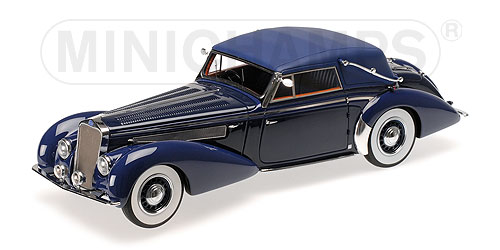 DELAGE D8-120 CABRIOLET – 1939 – DARK BLUE/BLUE 1:18 model