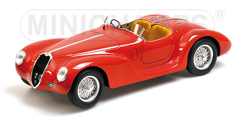 ALFA ROMEO 6C 2500 SS CORSA SPIDER – 1939 – RED L.E. 999 pcs. 1:18 model
