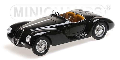 ALFA ROMEO 6C 2500 SS CORSA SPIDER – 1939 – BLACK L.E. 999 pcs. 1:18 model