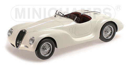 ALFA ROMEO 6C 2500 SS CORSA SPIDER – 1939 – WHITE L.E. 999 pcs. 1:18 model