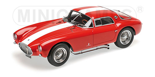 MASERATI A6GCS – 1954 – RED / WITH WHITE STRIPE L.E. 100 pcs. 1:18 model