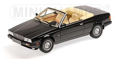 MASERATI BITURBO SPYDER – 1986 – BLACK 1:18 model