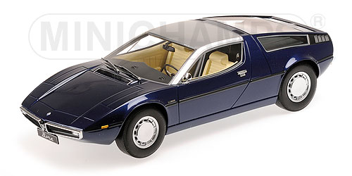 MASERATI BORA – 1970 – DARK BLUE METALLIC 1:18 model