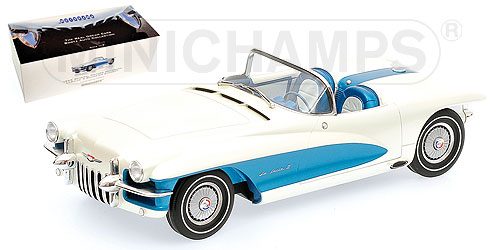 LA SALLE ROADSTER – 1955 – WHITE/BLUE L.E. 999 pcs. 1:18 model