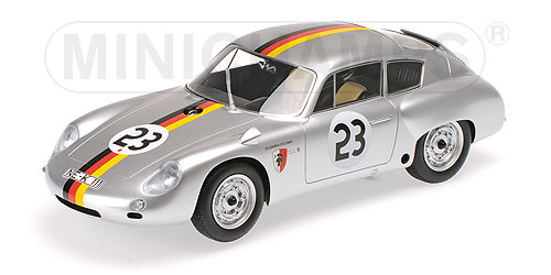 PORSCHE 356 B 1600 GS CARRERA GTL ABARTH – GERHARD KOCH – 2ND GROSSER PREIS SOLITUDE 1962 L.E. 300 pcs. 1:18 model