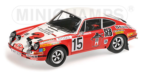 PORSCHE 911 S – WALDEGARD/THORSZELIUS – RALLYE MONTE CARLO 1972 1:18 model