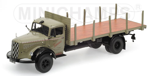 MERCEDES-BENZ L 6600 – RUNGENWAGEN – 1950 – GREY/BLACK 1:18 model