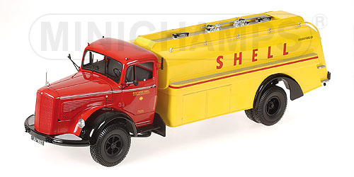 MERCEDES-BENZ L 6600 – TANKWAGEN – 1950 – ‘SHELL’ 1:18 model