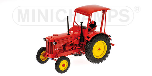 HANOMAG R35 – FARM TRAKTOR WITH ROOF – 1955 – RED 1:18 model