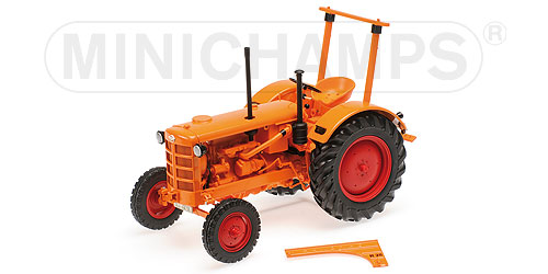 HANOMAG R28 – FARM TRACTOR – 1953 – ORANGE 1:18 model