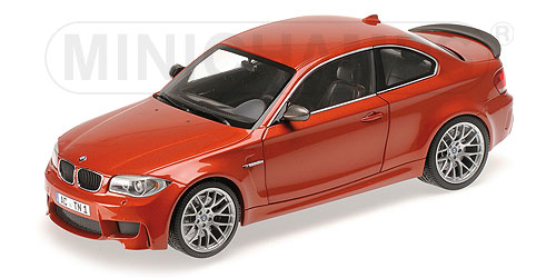 BMW 1er M COUPÉ – 2011 – ORANGE METALLIC (VALENCIA ORANGE METALLIC) L.E. 1500 pcs. 1:18 model