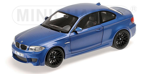 BMW 1er M COUPÉ – 2011 – BLUE METALLIC L.E. 504 pcs. 1:18 model