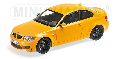 BMW 1er M COUPÉ – 2011 – YELLOW L.E. 504 pcs. 1:18 model