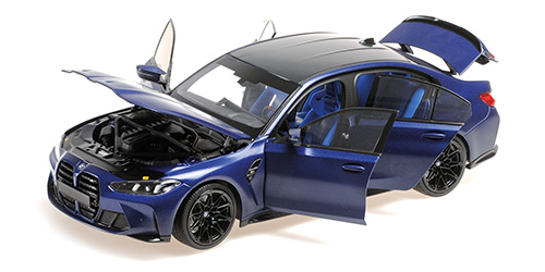 BMW M3 – 2024 – MATT BLUE METALLIC 1:18 model