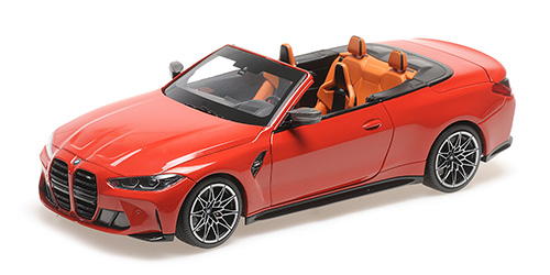 BMW M4 CABRIOLET – 2020 – RED METALLIC 1:18 model