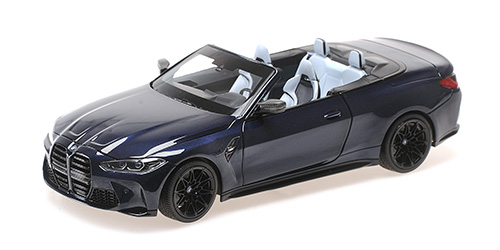 BMW M4 CABRIOLET – 2020 – BLUE METALLIC 1:18 model
