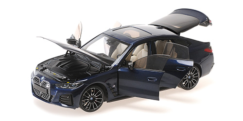 BMW i4 M50 – 2022 – BLUE METALLIC 1:18 model