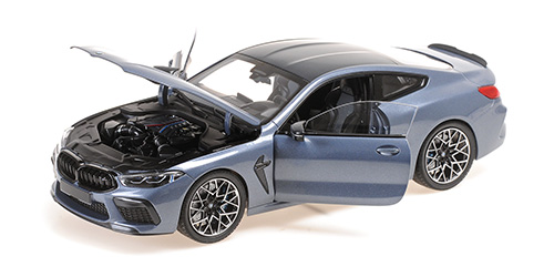 BMW M8 COUPE – BLUE METALLIC – 2020 1:18 model