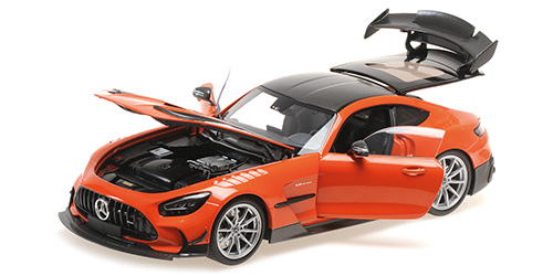MERCEDES-AMG GT BLACK SERIES – 2021 – ORANGE W/SILVER WHEELS 1:18 model