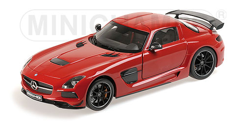 MERCEDES-BENZ SLS AMG BLACK SERIES – 2013 – RED L.E. 350 pcs. 1:18 model