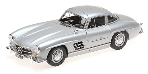 MERCEDES-BENZ 300 SL (W198) – 1955 – SILVER 1:18 model