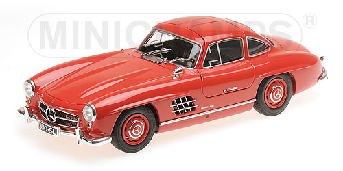 MERCEDES-BENZ 300 SL (W198) – 1955 – RED L.E. 300 pcs. 1:18 model