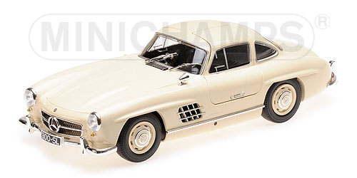 MERCEDES-BENZ 300 SL (W198) – 1955 – CREME L.E. 300 pcs. 1:18 model