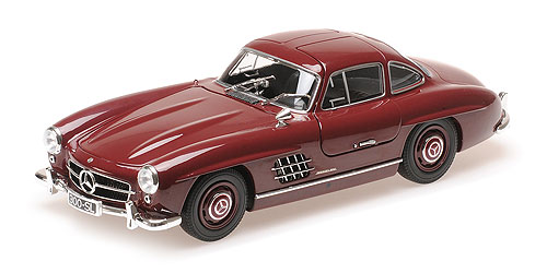 MERCEDES-BENZ 300 SL (W198) – 1955 – DARK RED - L.E. 300 pcs. 1:18 model