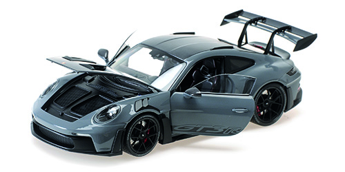 PORSCHE 911 (992) GT3 RS – 2024 – GREY W/WEISSACH PACKAGE W BLACK WHEELS - L.E. 200 pcs. 1:18 model