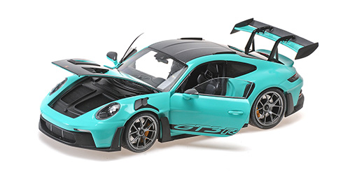 PORSCHE 911 (992) GT3RS – 2024 – GREEN W DARKSILVER WHEELS 1:18 model