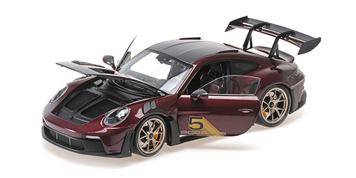 PORSCHE 911 (992) GT3RS – 2023 – PURPLE W GOLD WHEELS 1:18 model
