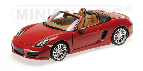 PORSCHE BOXSTER (981) – 2012 – RED L.E. 504 pcs. 1:18 model