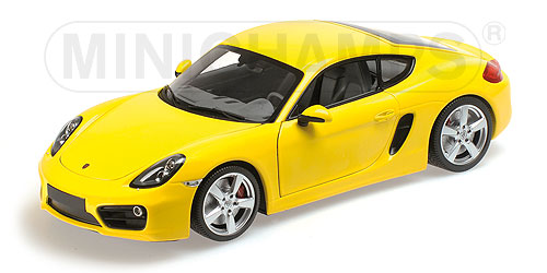 PORSCHE CAYMAN – 2012 – YELLOW L.E. 1002 pcs. 1:18 model