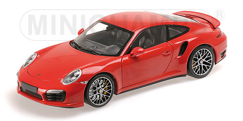 PORSCHE 911 TURBO S (991) – 2013 – RED L.E. 1002 pcs. 1:18 model