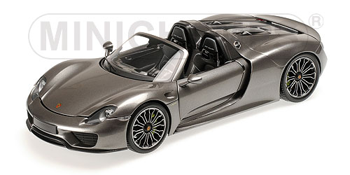 PORSCHE 918 SPYDER – 2013 – GREY METALLIC L.E. 1104 pcs. 1:18 model