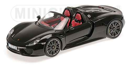 PORSCHE 918 SPYDER – 2013 – BLACK METALLIC L.E. 504 pcs. 1:18 model