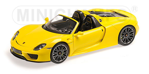 PORSCHE 918 SPYDER – 2013 – YELLOW L.E. 504 pcs. 1:18 model