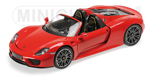 PORSCHE 918 SPYDER – 2013 – RED L.E. 504 pcs. 1:18 model