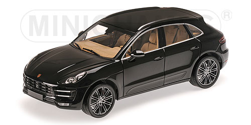 PORSCHE MACAN TURBO – 2013 – BLACK METALLIC L.E. 504 pcs. 1:18 model